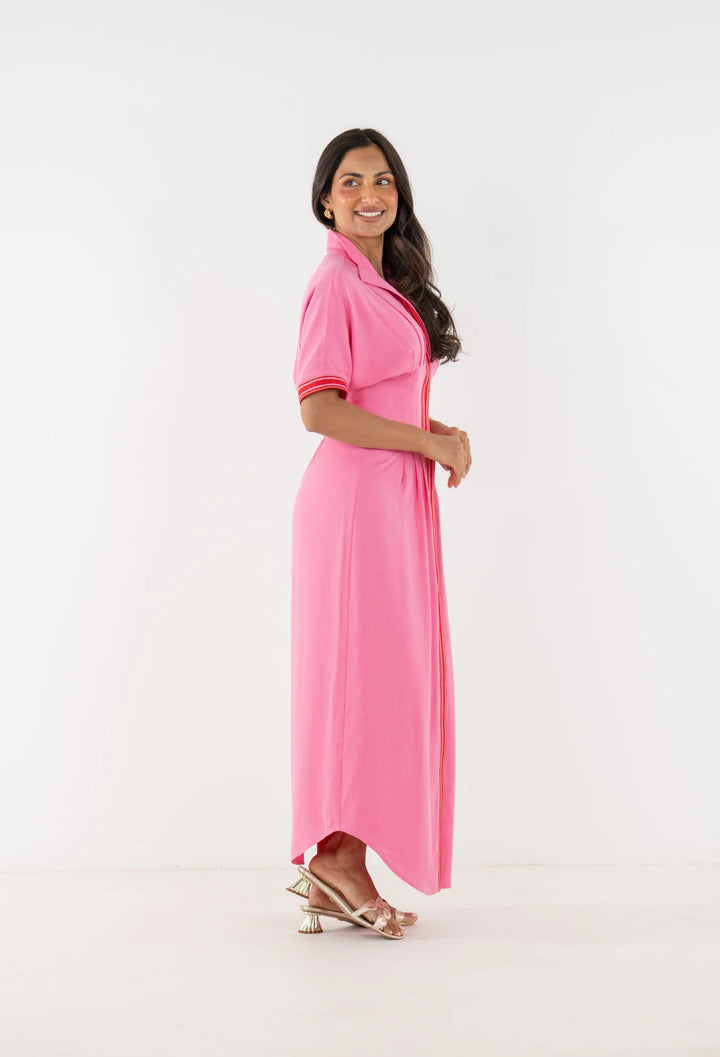 Georgia Dress (Pink Carnation)
