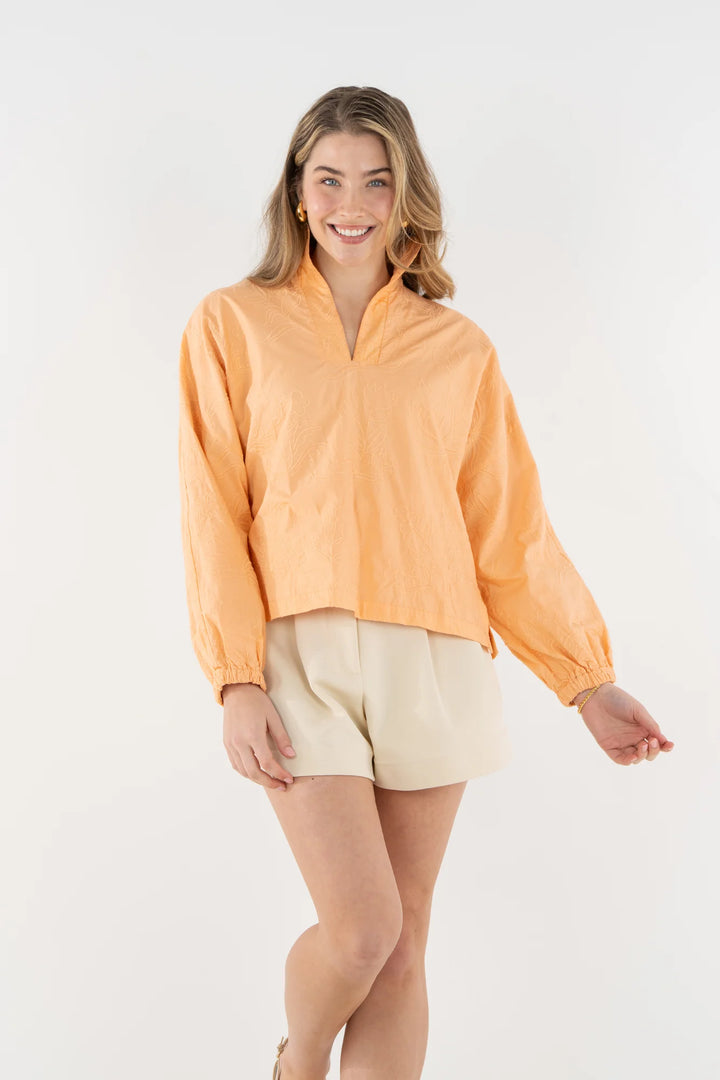 Long Sleeve Poppy (Peach Chai)