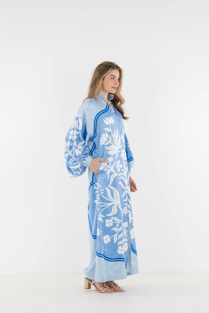 Fiona Dress (Dutch Tile)