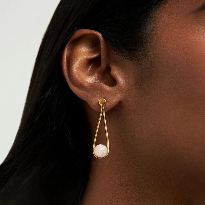 Mini Ipanema Earrings (Moonstone)