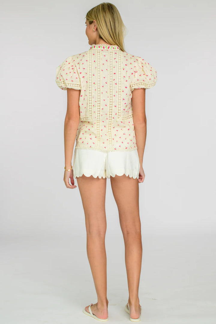 Emily Top (Mini Cherries)