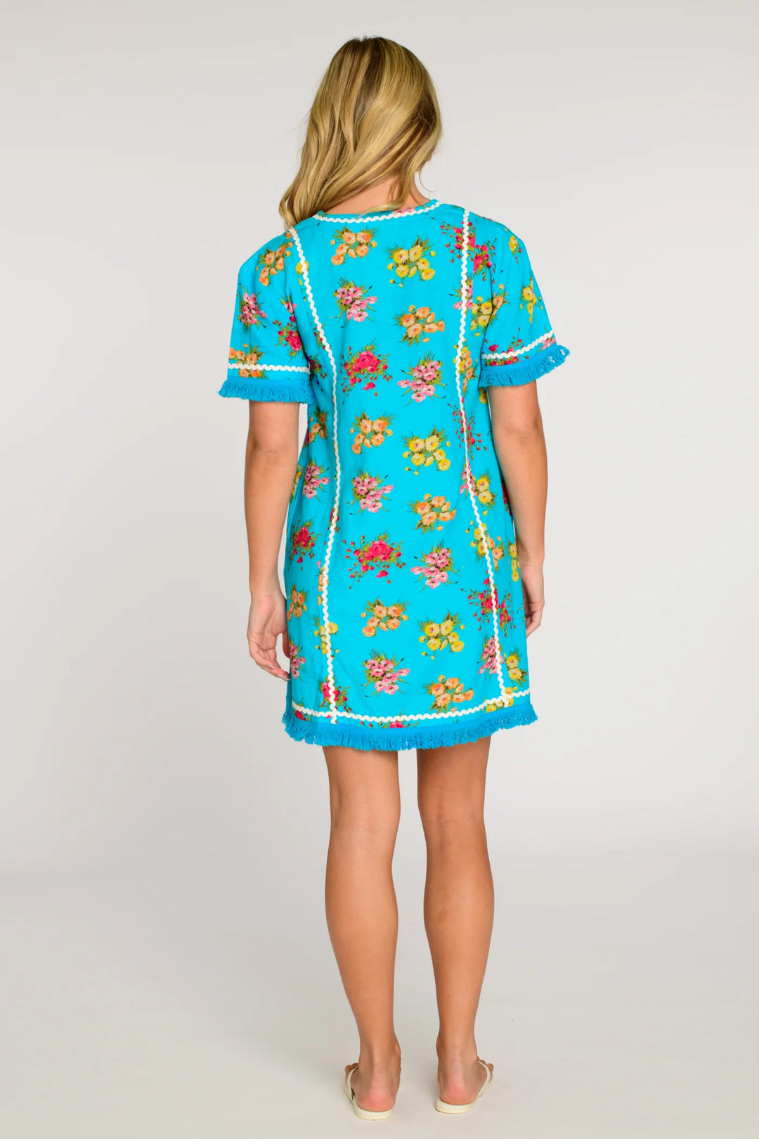 Romy Beach Dress (Bouquet Toss Aqua)