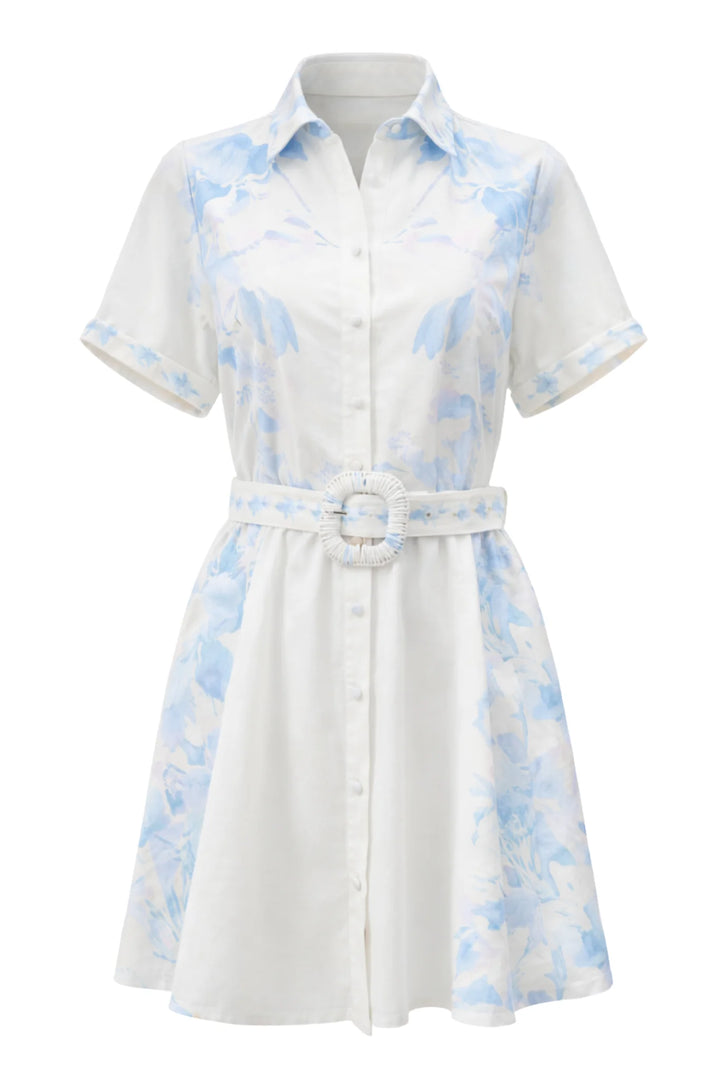 Finley Dress (Iris Watercolor)