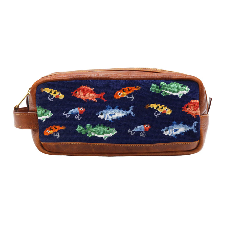 Fish and Tackle Toiletry Bag (Dark Navy)