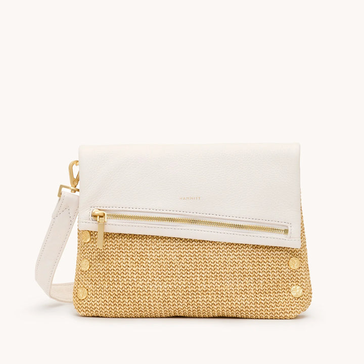 VIP Med (Calla Lily White Raffia/Brushed Gold)