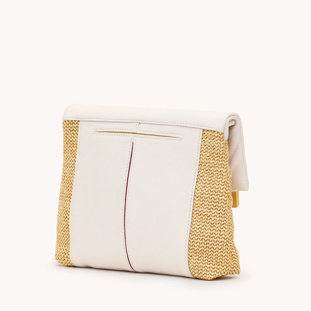 VIP Med (Calla Lily White Raffia/Brushed Gold)