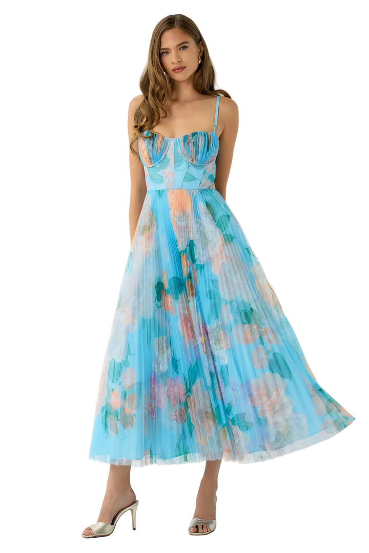 Amara Gown (Sky/Multi)