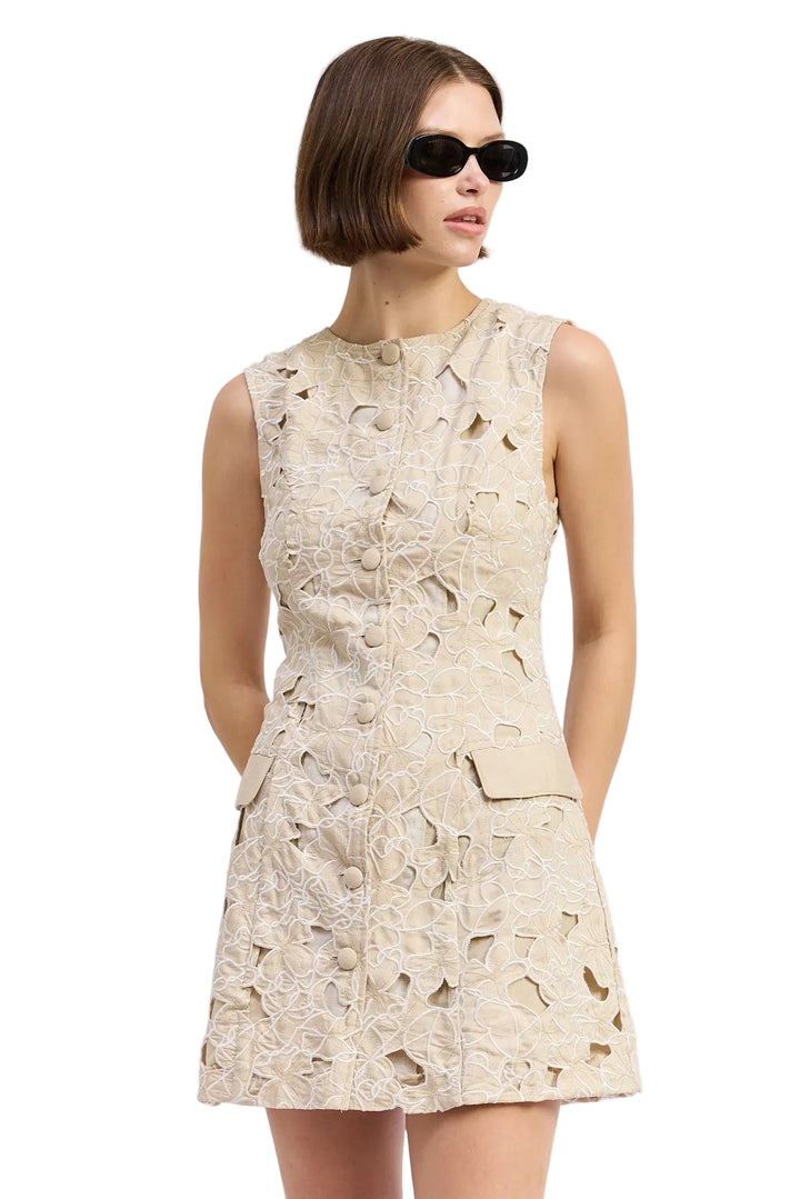 Selma Mini Dress (Natural)