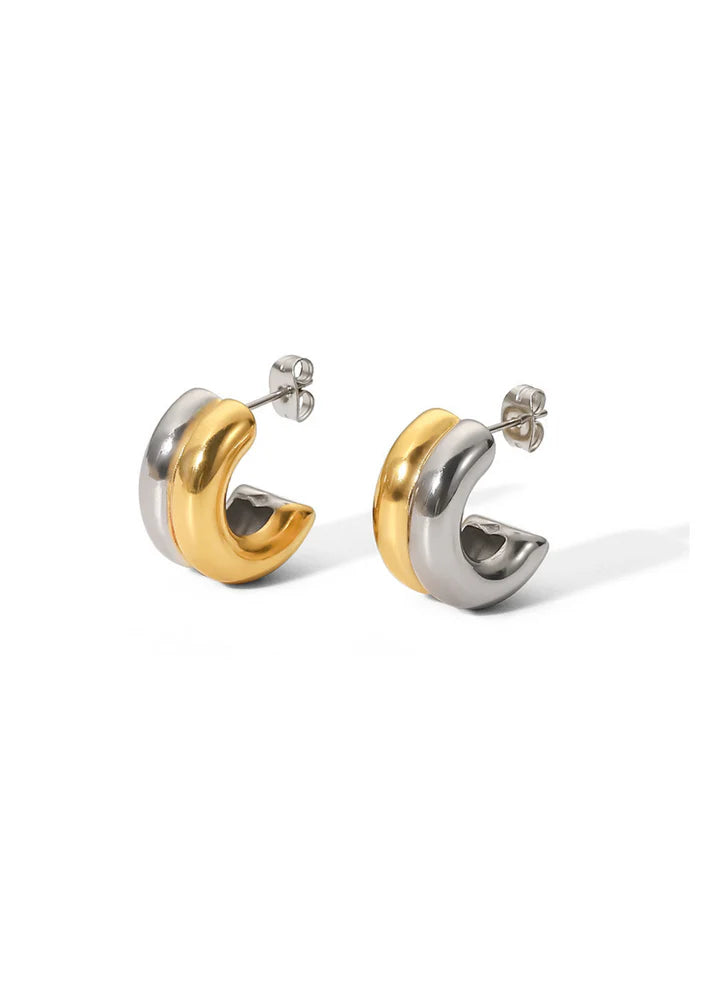 Logan Hoops Two Toned