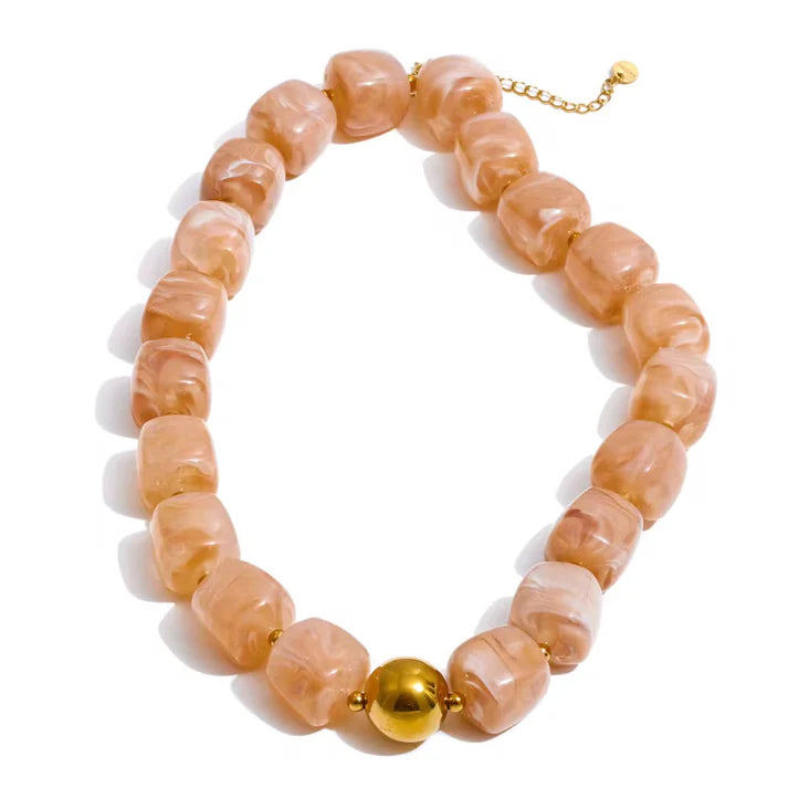 Martha Necklace (Tan)