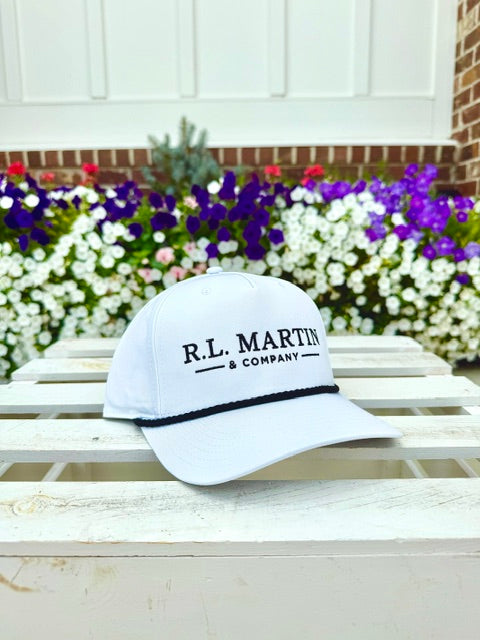 Richardson Rope Hat (White/Black)