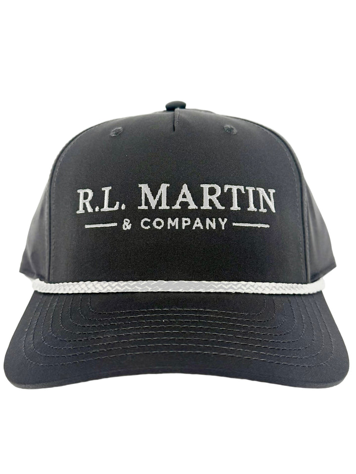Richardson Rope Hat (Dark Grey/White)