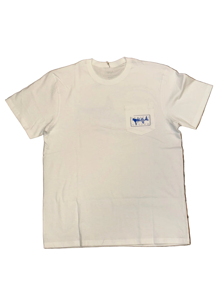 SS Tee Shirt (White Stripe Marlin)