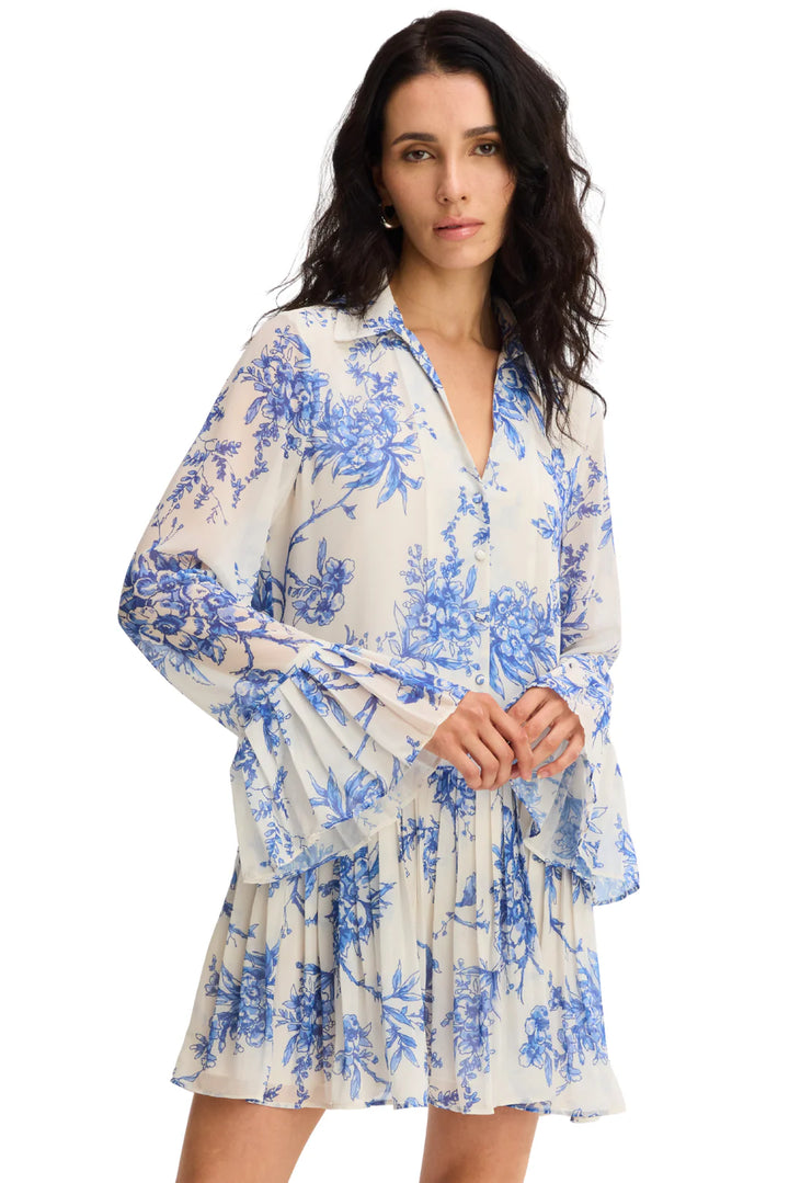Kate Dress (Blue Floral)
