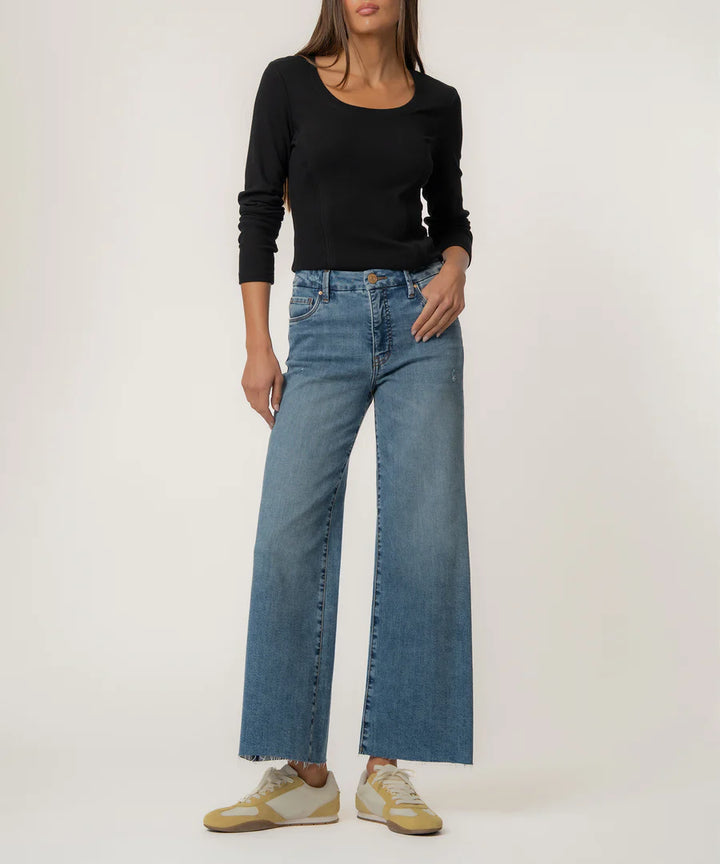 Meg High Rise Raw Hem (Regent)