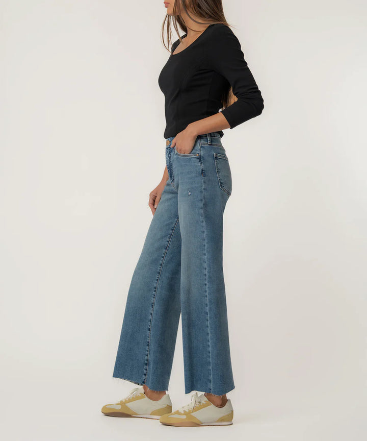 Meg High Rise Raw Hem (Regent)