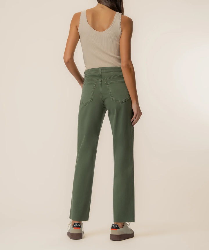 Charlotte High Rise Wide Leg (Seaweed)