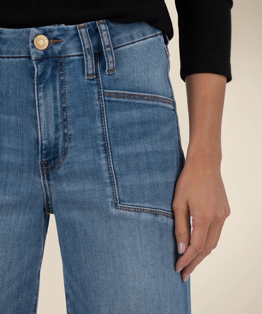 Meg High Rise Wide Leg (Earn)