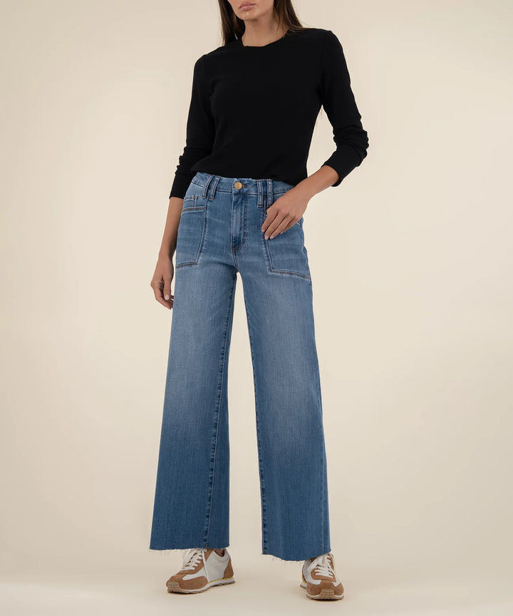 Meg High Rise Wide Leg (Earn)