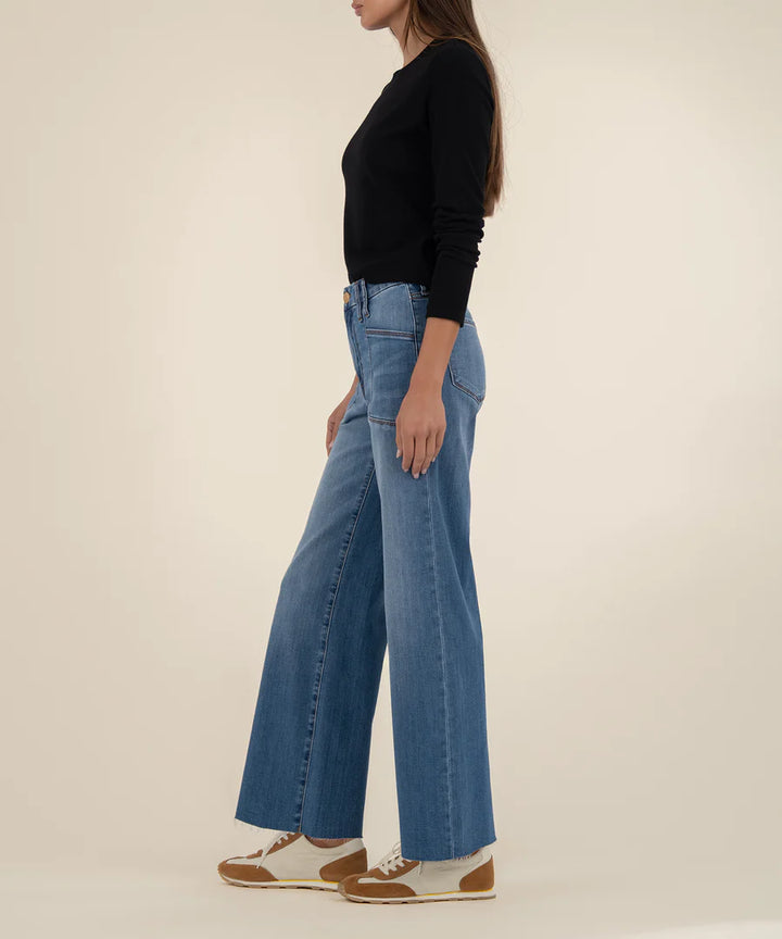 Meg High Rise Wide Leg (Earn)
