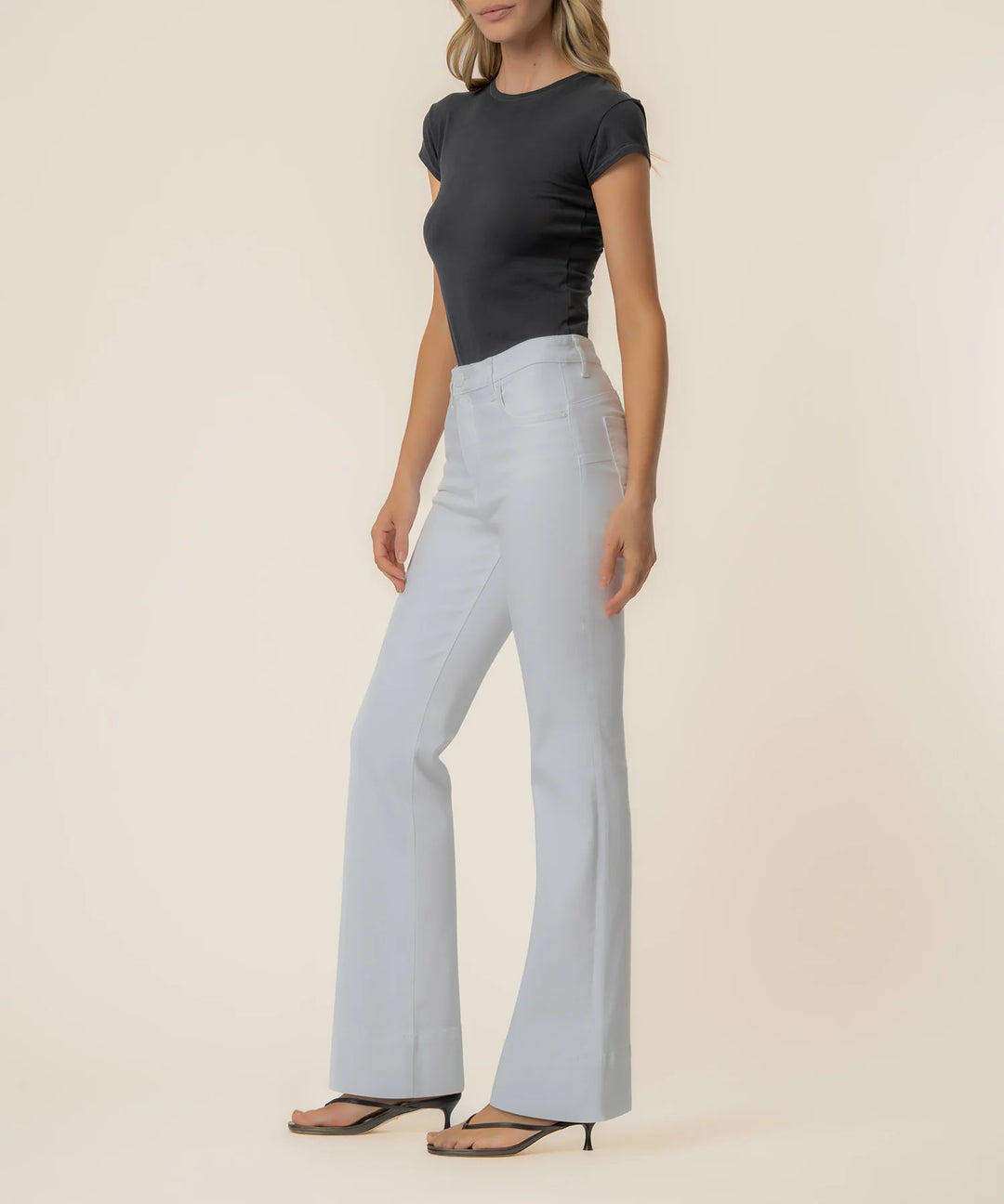 Stella High Rise Flare (Optic White)