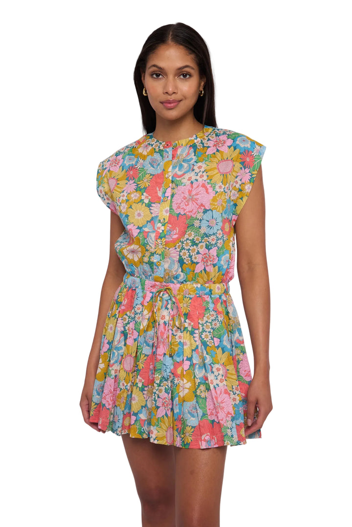 Porto Mini Dress (Summers in the Sun 2 Liberty Print)