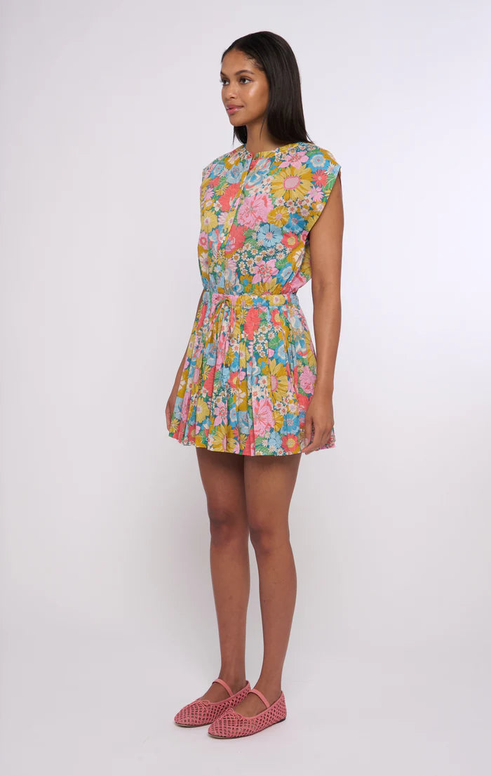 Porto Mini Dress (Summers in the Sun 2 Liberty Print)