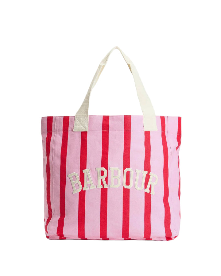 Emily Stripe Tote Bag (Cherry Blossom)