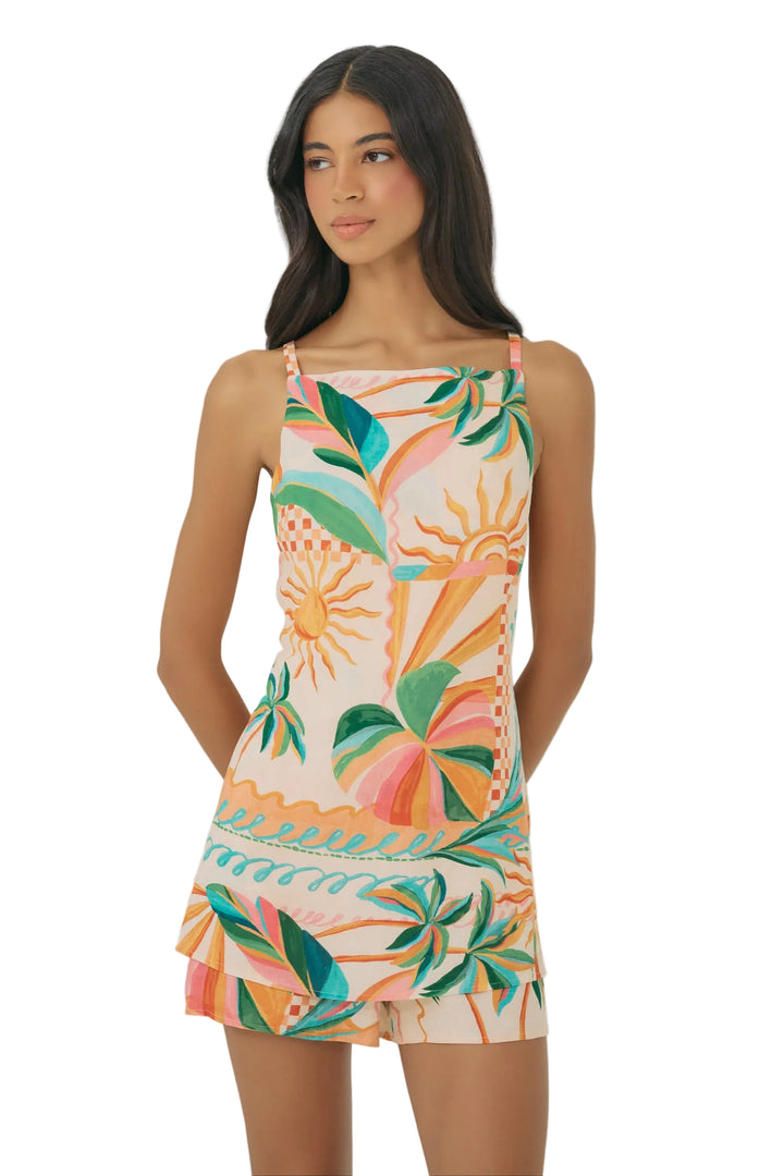 Zaraya Romper (Ivory/Multi)
