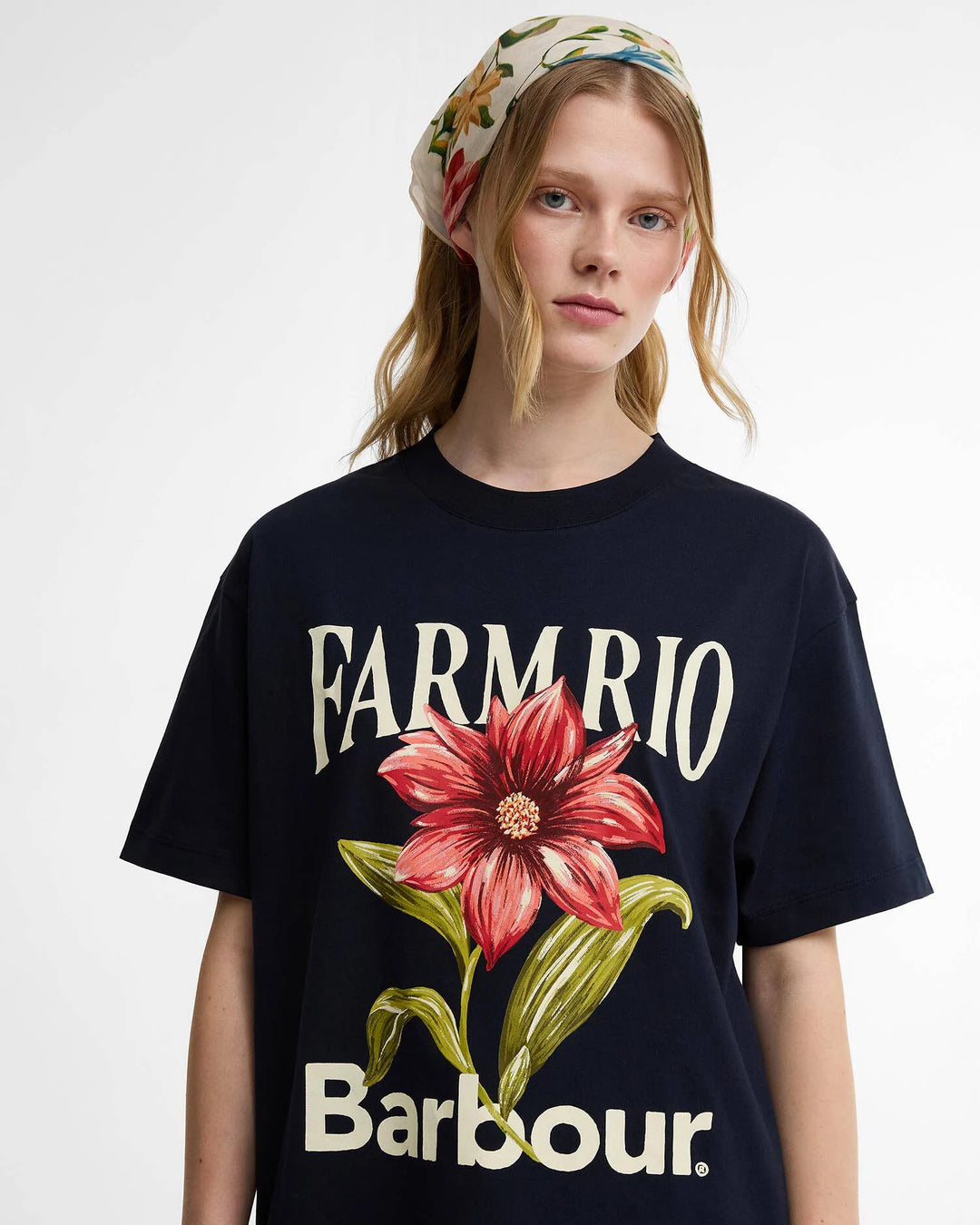 Flower Tee (Navy)