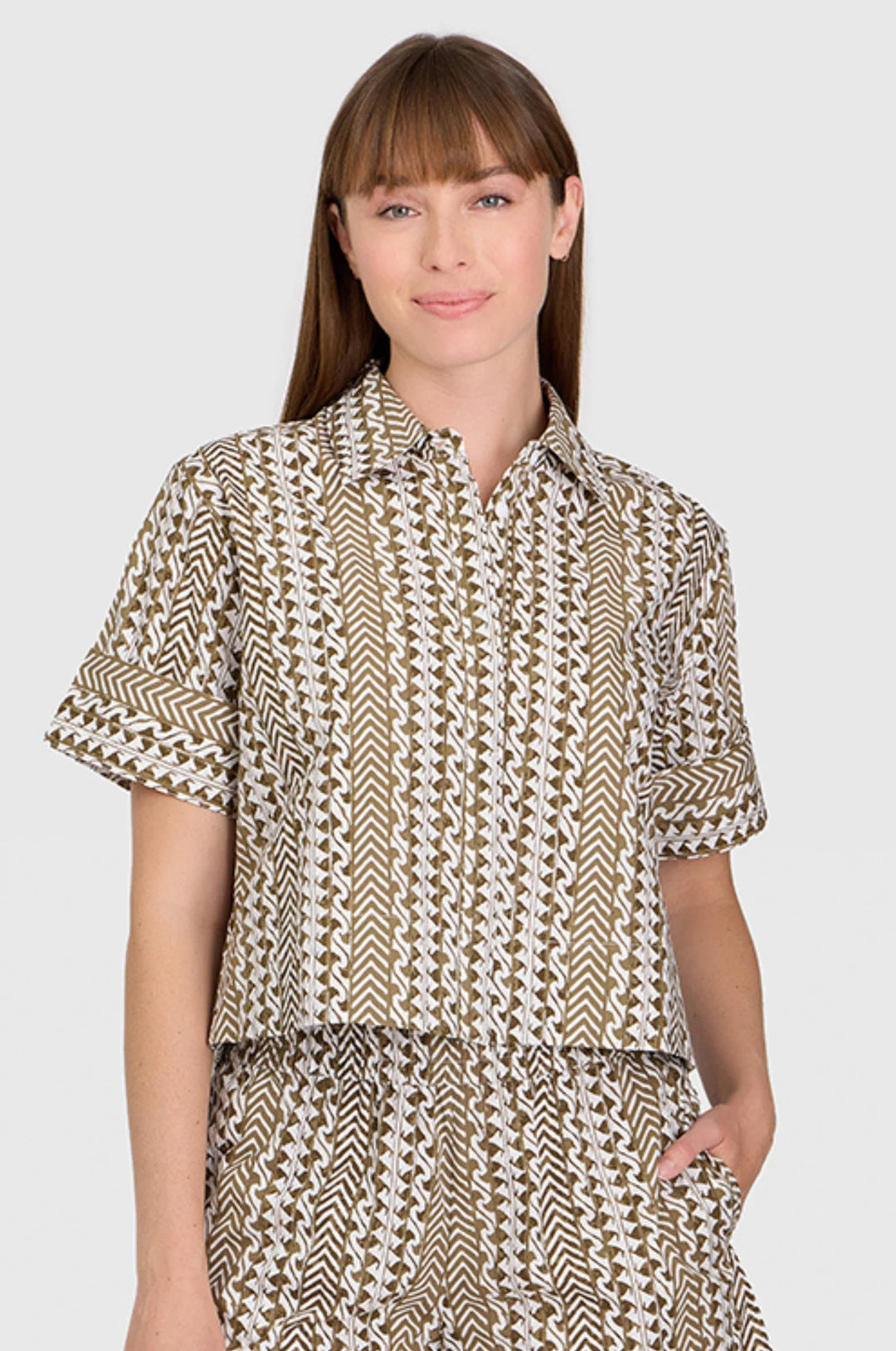 Club Shirt + Pool Short Set (Driftwood)