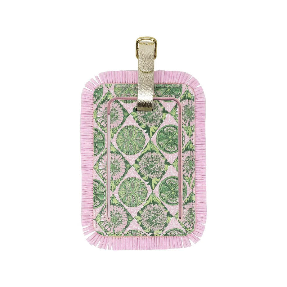 Luggage Tag (Tropical Tiles)