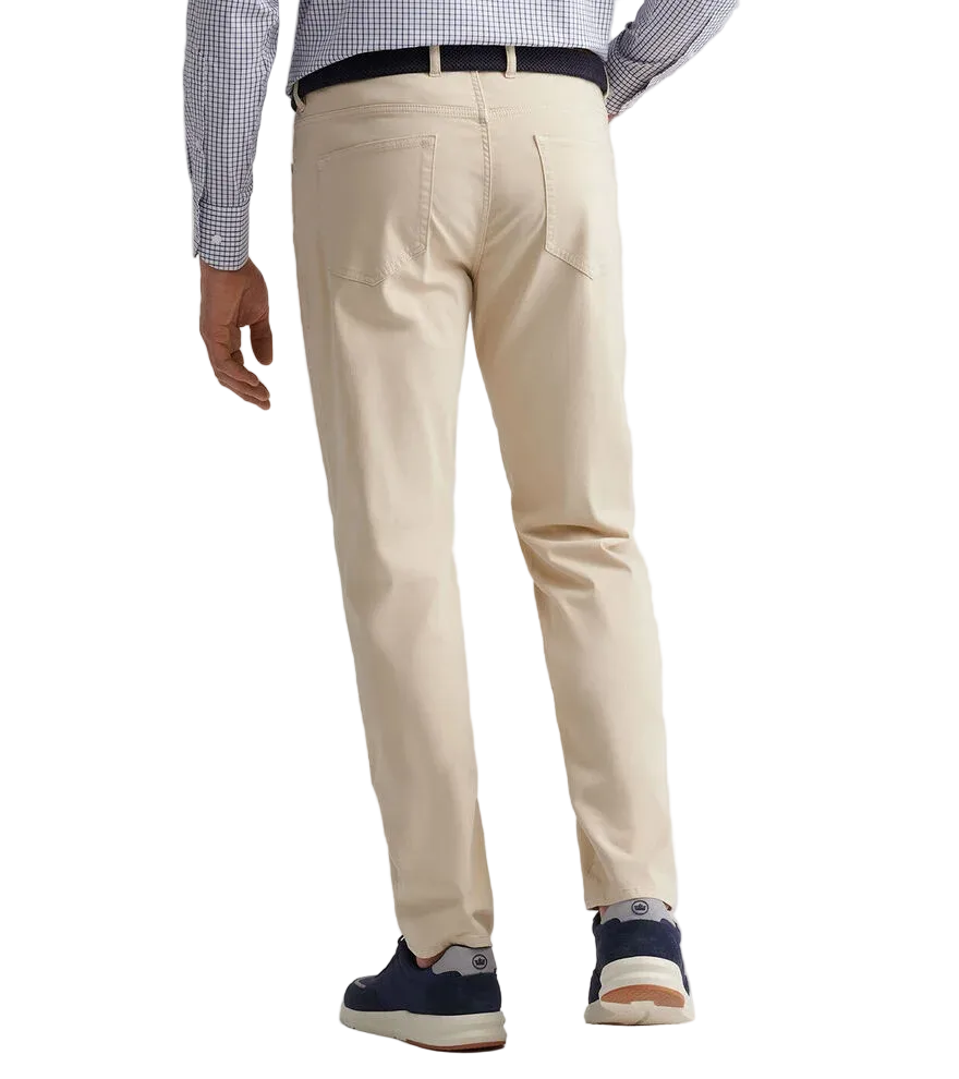 Signature Sateen Five-Pocket Pant (Sand)