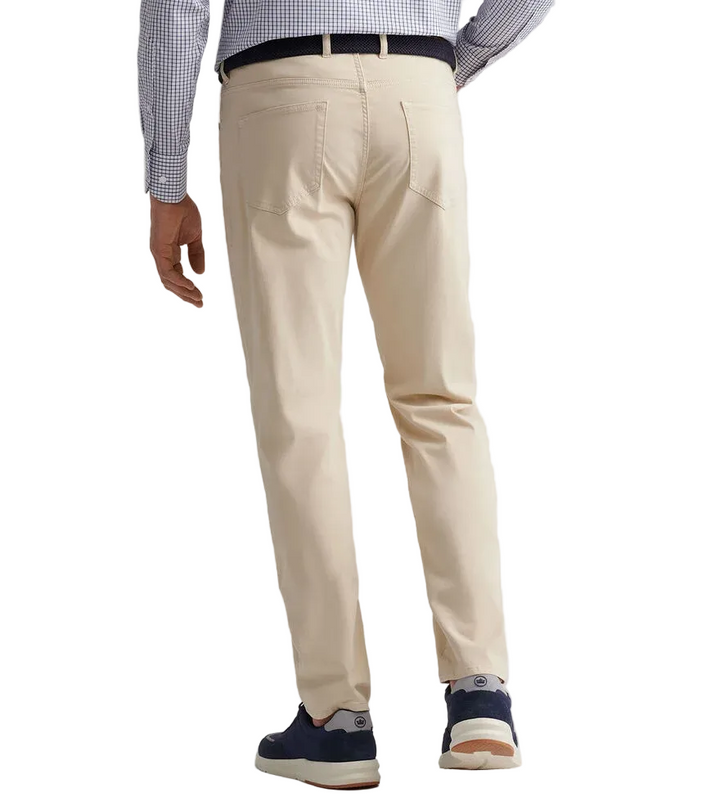 Signature Sateen Five-Pocket Pant (Sand)