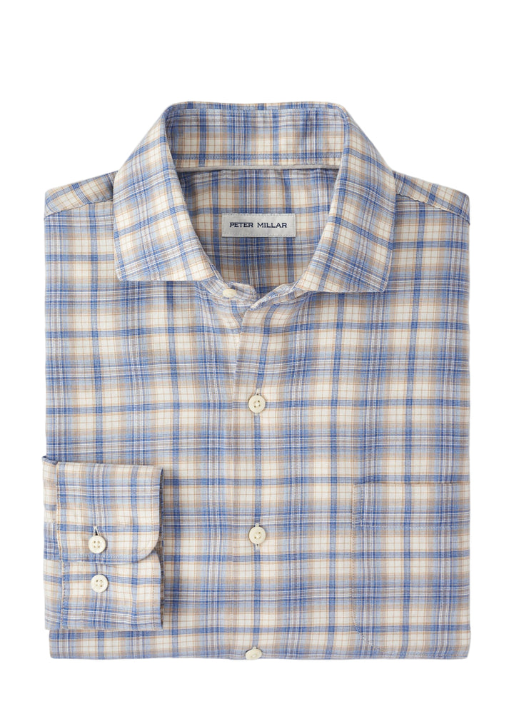 Wallen Cotton Sport Shirt (Cape Blue)