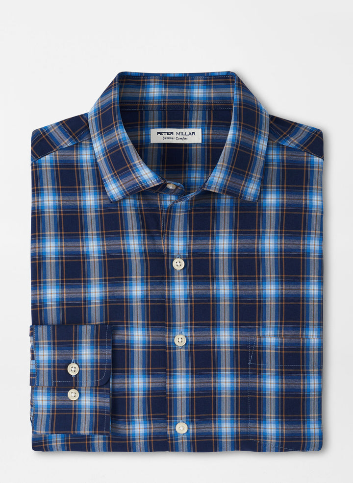 Randall Performance Poplin Shirt (Navy)