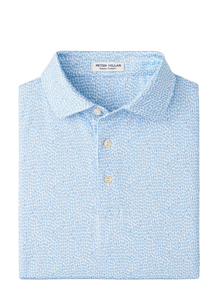 Oyster Shooter Performance Jersey Polo (White)