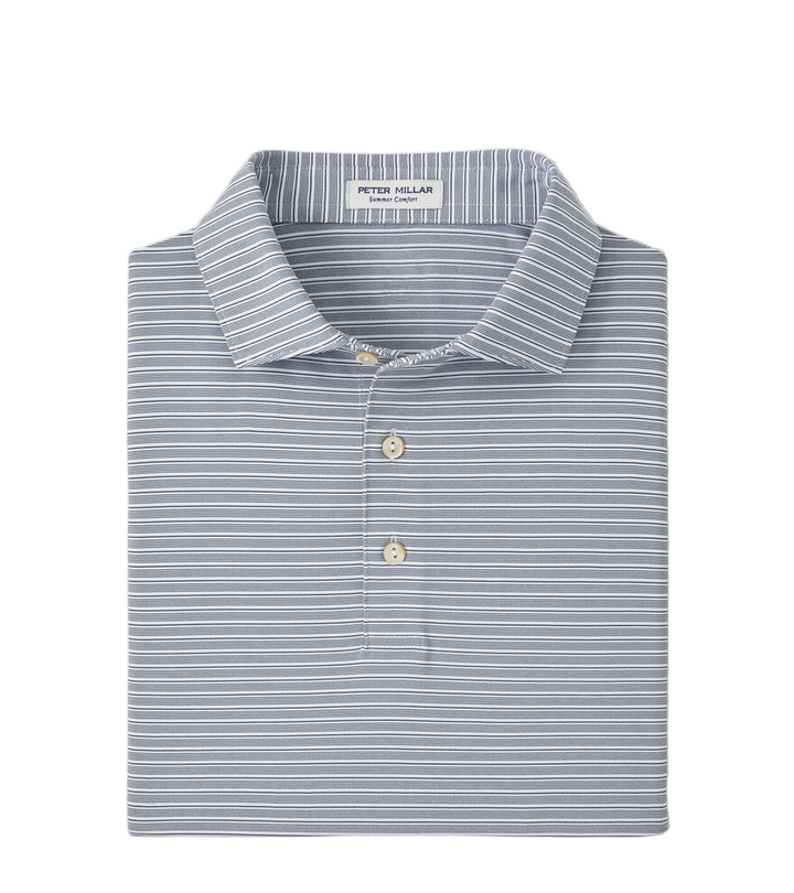 Daven Performance Polo (White/Navy)