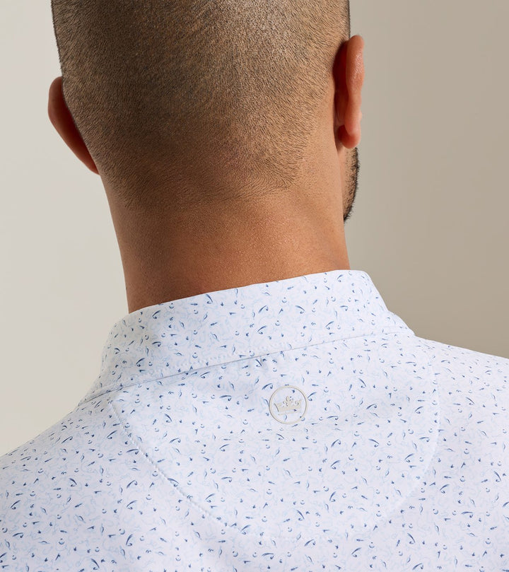 On The Line Performance Polo  (White)