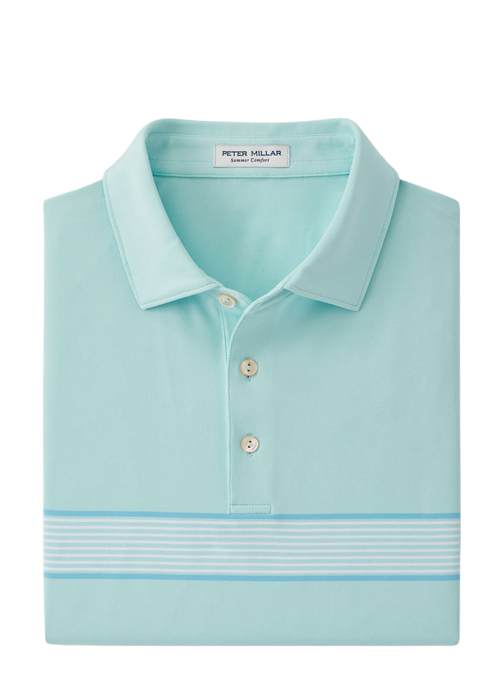 Lane Performance Jersey Polo (Celeste)