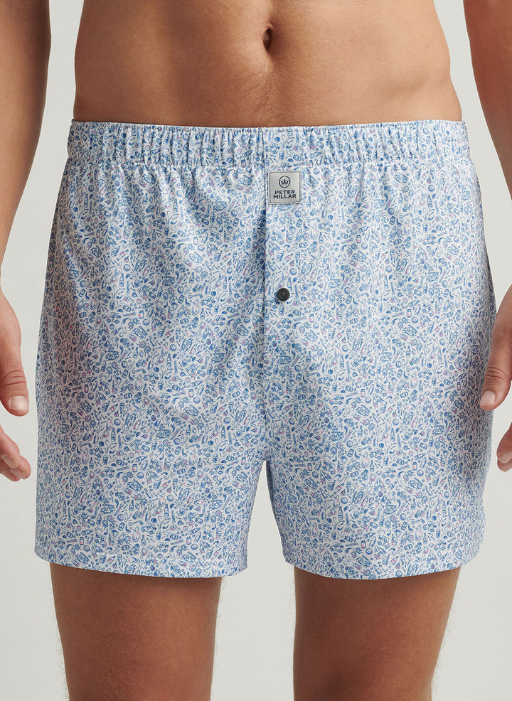 Bar for the Course Perf Boxer Short (White)