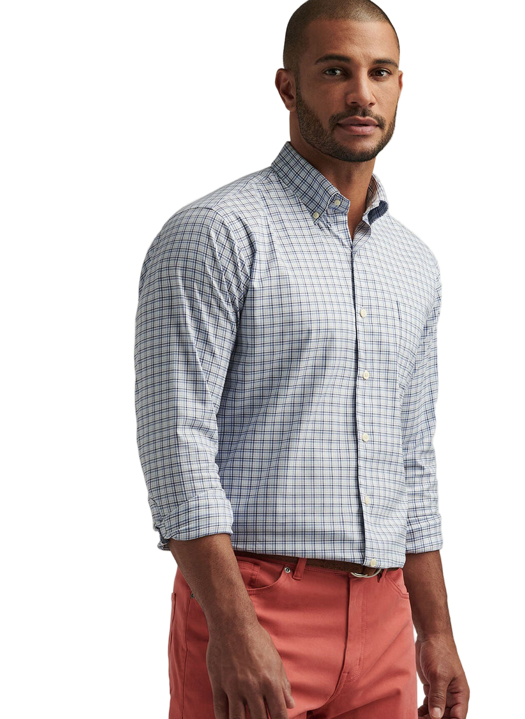 Tyrrell Performance Twill Sport Shirt (Blue Freesia)
