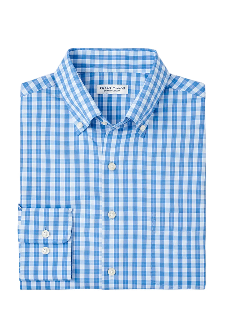 Leven Perf Twill Sport Shirt (Blue Poppy)