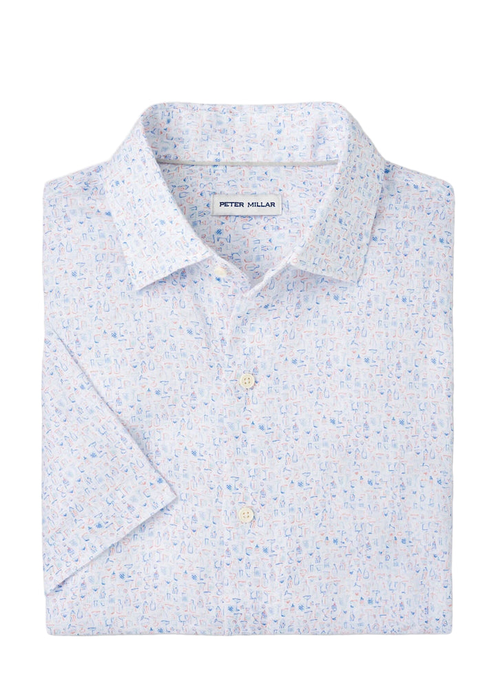 Soiree Linen Sport Shirt (Multi)