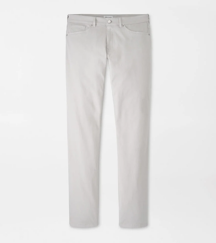 Signature Sateen Five-Pocket Pant (Light Grey)