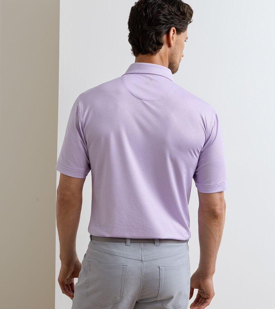 Ashgrove Performance Jersey Polo (Purple Iris)