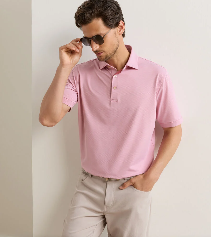 Jubilee Performance Jersey Polo (Chili Red)