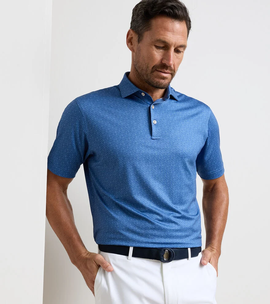 Negroni Performance Jersey Polo (Windsor Blue)