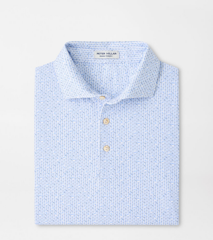 Paper Plane Perf Jersey Polo (White)