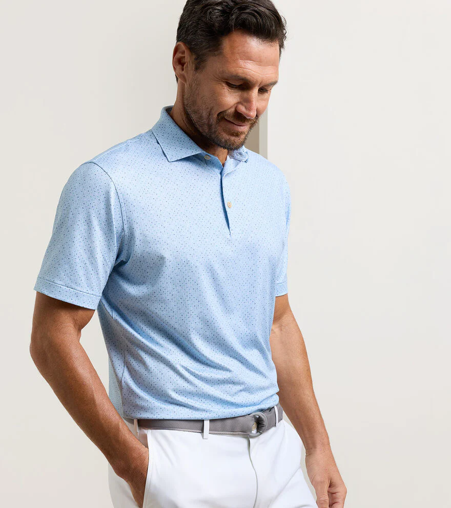 Pennants Performance Polo (Stream Blue)